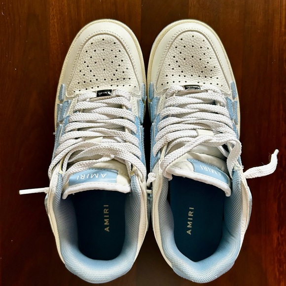 Amiri Skel Top Low Sneakers, Size 8 - Picture 4 of 5